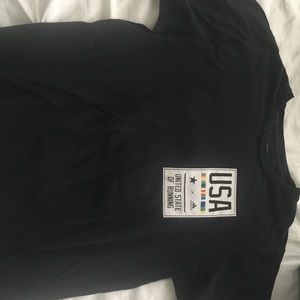 Black Adidas tee